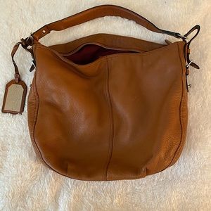 Ralph Lauren Chocolate Brown Hobo Bag